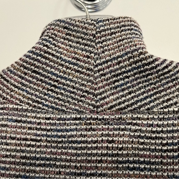 Madewell Rainbow Textured Ribbed Turtleneck Top, size small - Picture 11 of 13